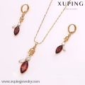 62255- Xuping moda jóias conjuntos de jóias de moda mais recente